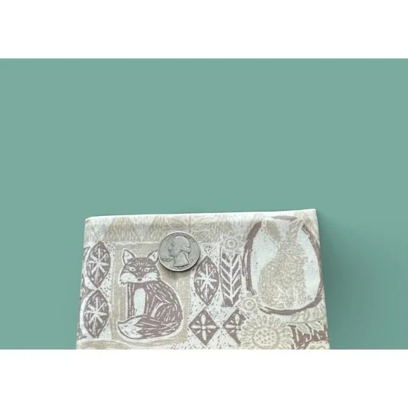 Fabric Quilt Cotton Fox Woodland Print Cinnamon Twist Wilmington Batik 2 Fat Qua - Picture 2 of 5